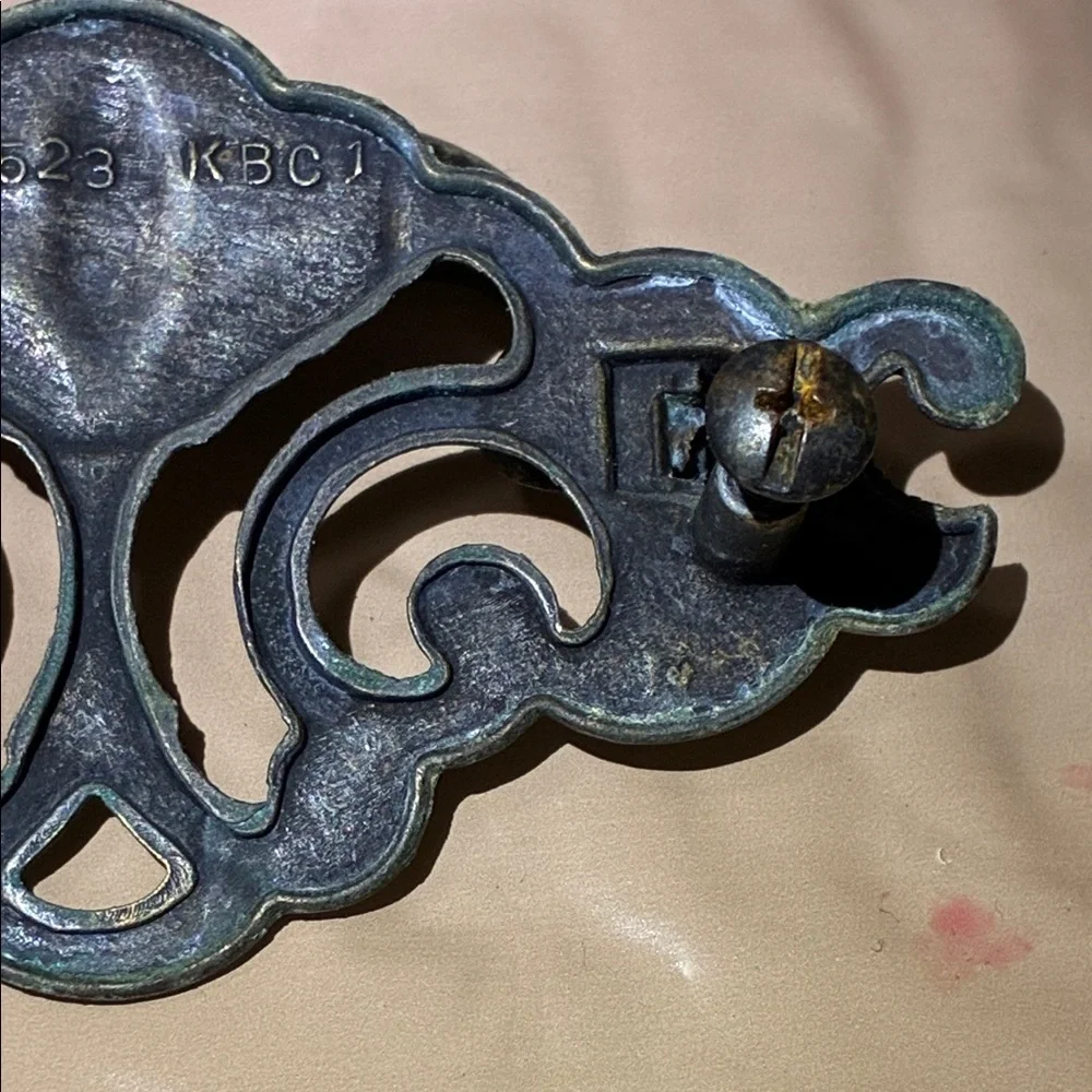 VINTAGE BAIL DRAWER PULLS KEELER BRASS CO USA SET OF 2